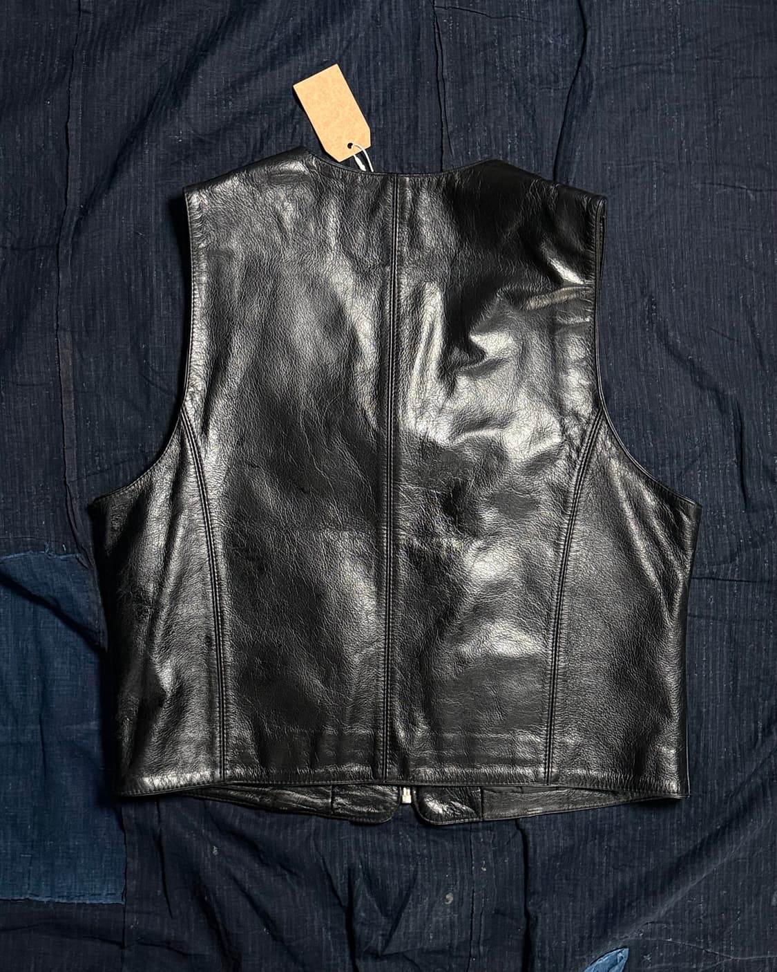 90-00‘s 아이웨이 카우하이드 베스트 XL 상품이미지6