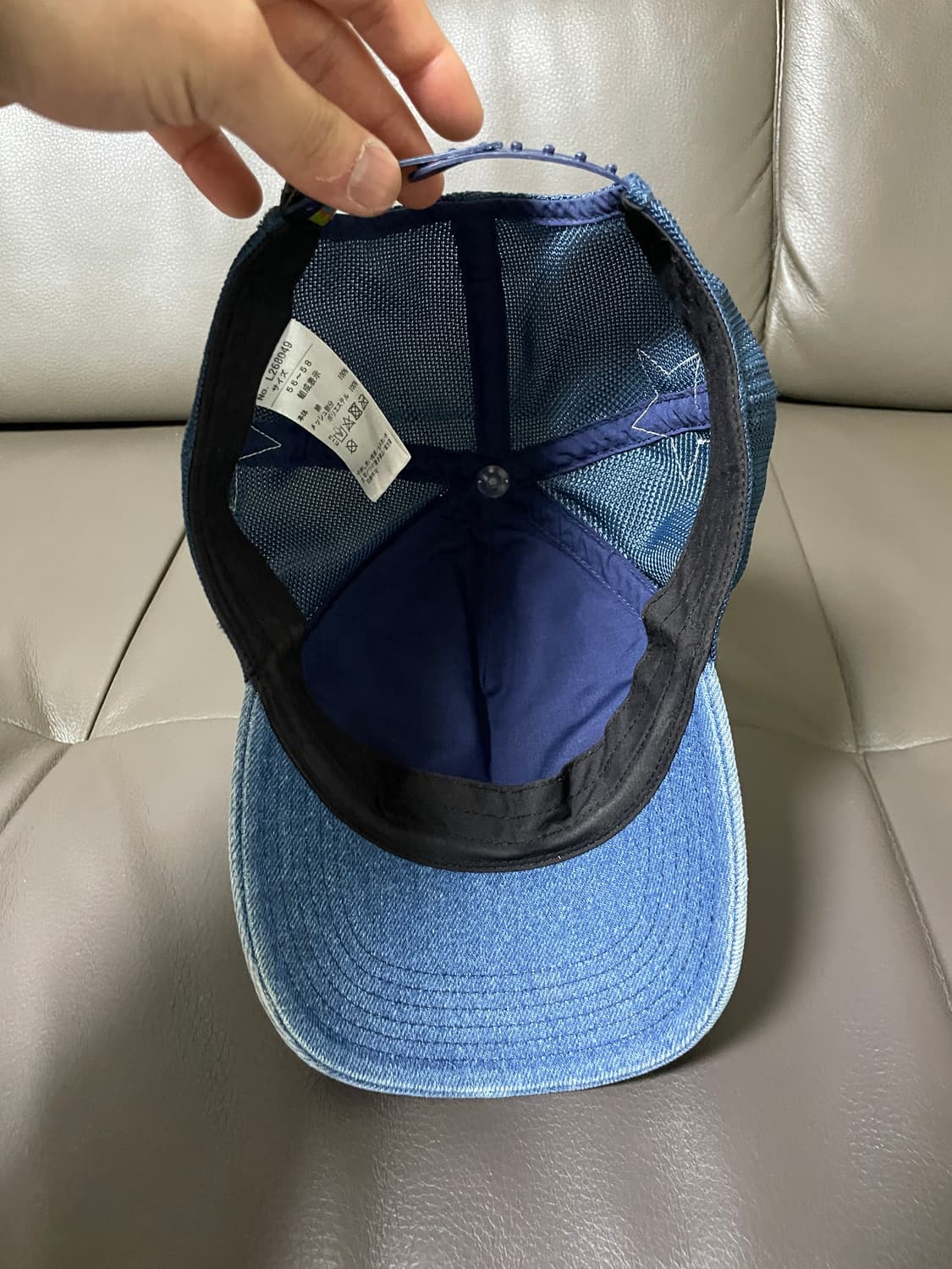 빈티지 y2k 스타 데님 볼캡 J03746 상품이미지5