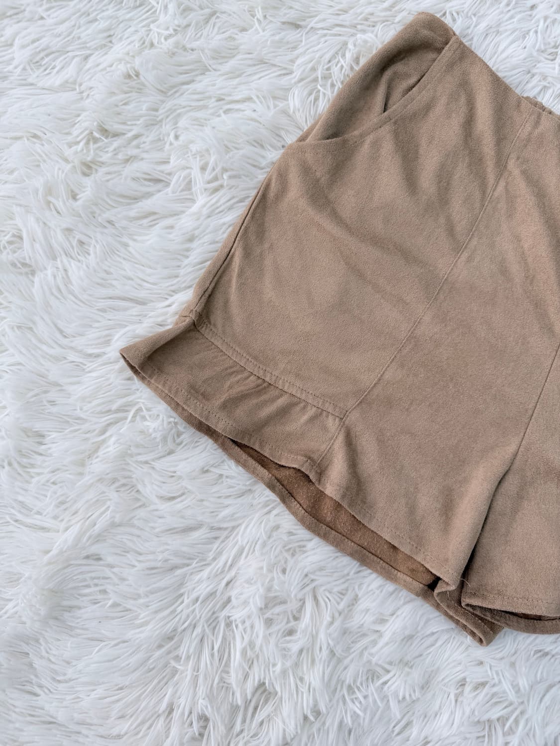 베이지러플숏팬츠 상품이미지3