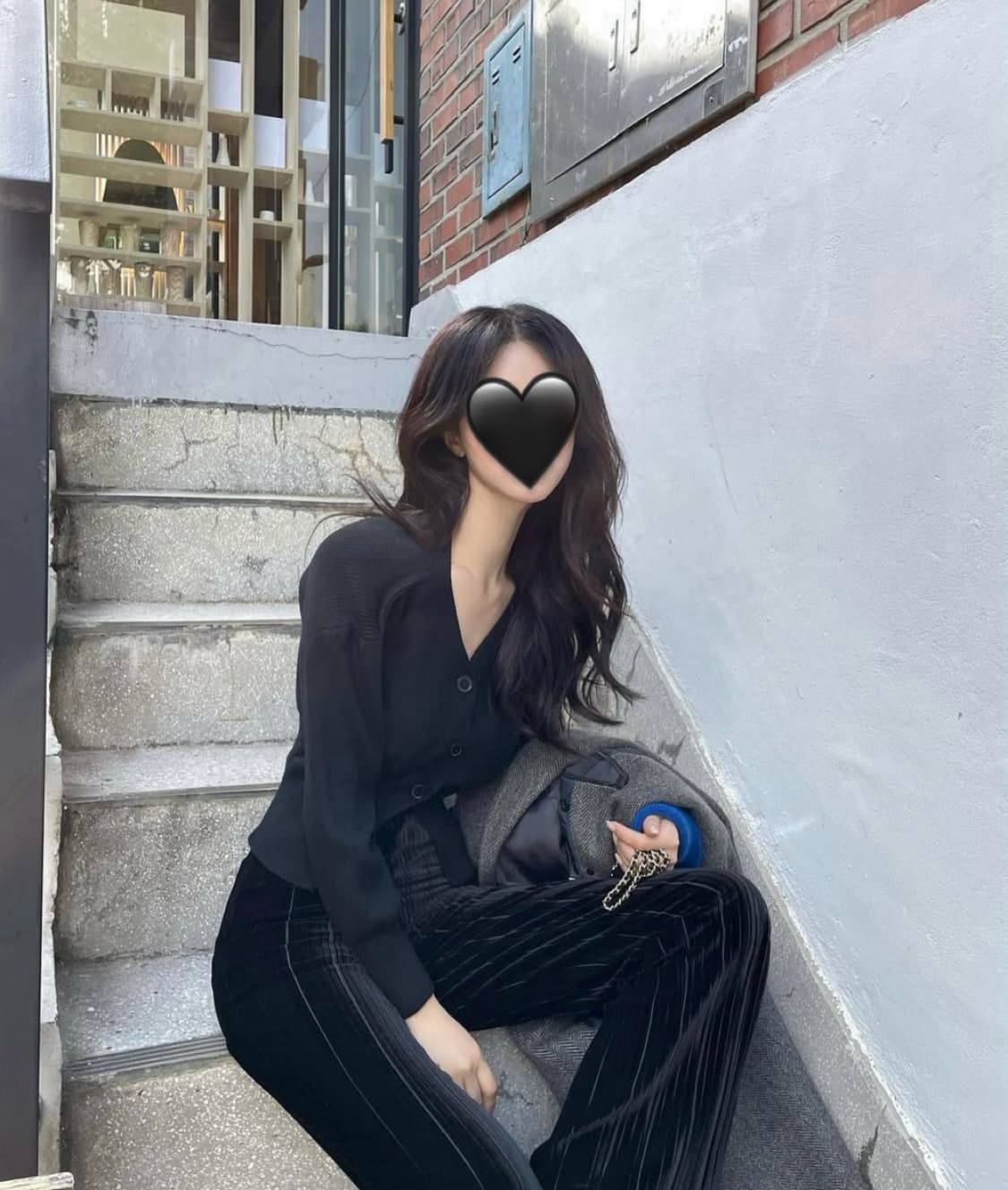 새상품 ) 임블리 글래머라인 블랙가디건 상품이미지1