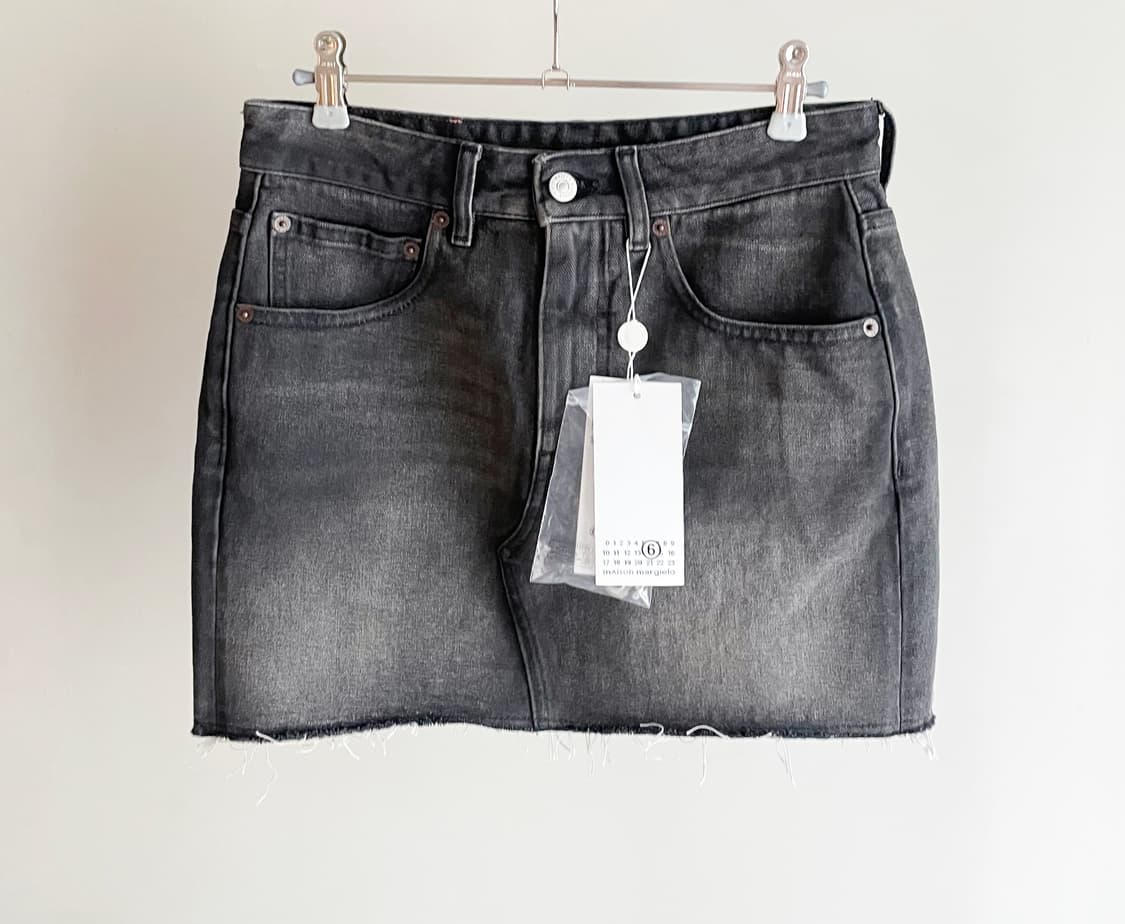 마르지엘라 MM6 워싱 데님 스커트 상품이미지3