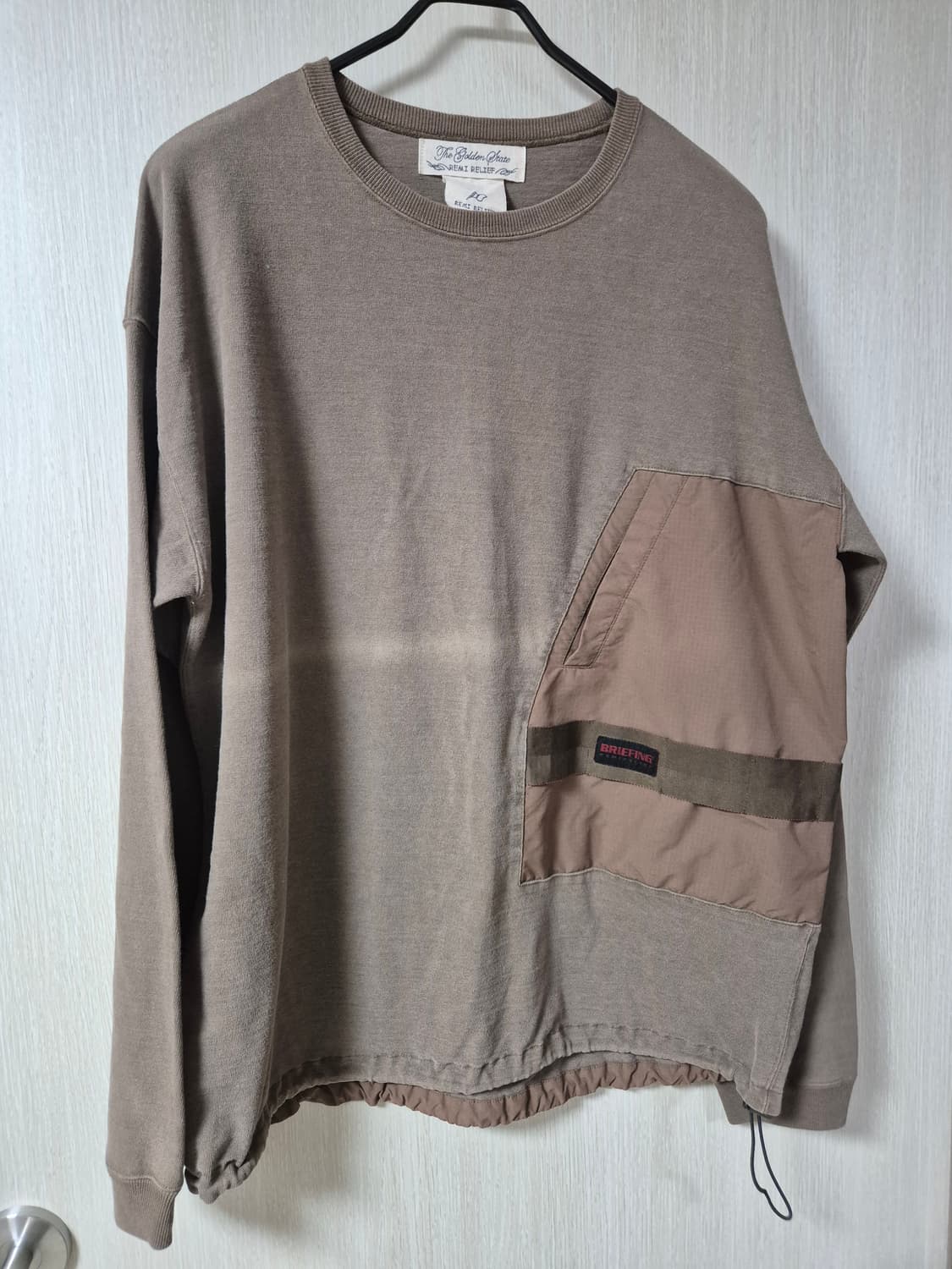 레미릴리프 REMI RELIEF 포켓 맨투맨 티셔츠 긴팔 라지 상품이미지1