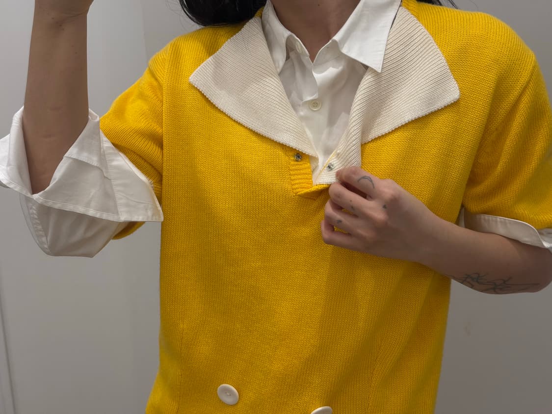 빈티지 세일러 니트 탑 상품이미지7