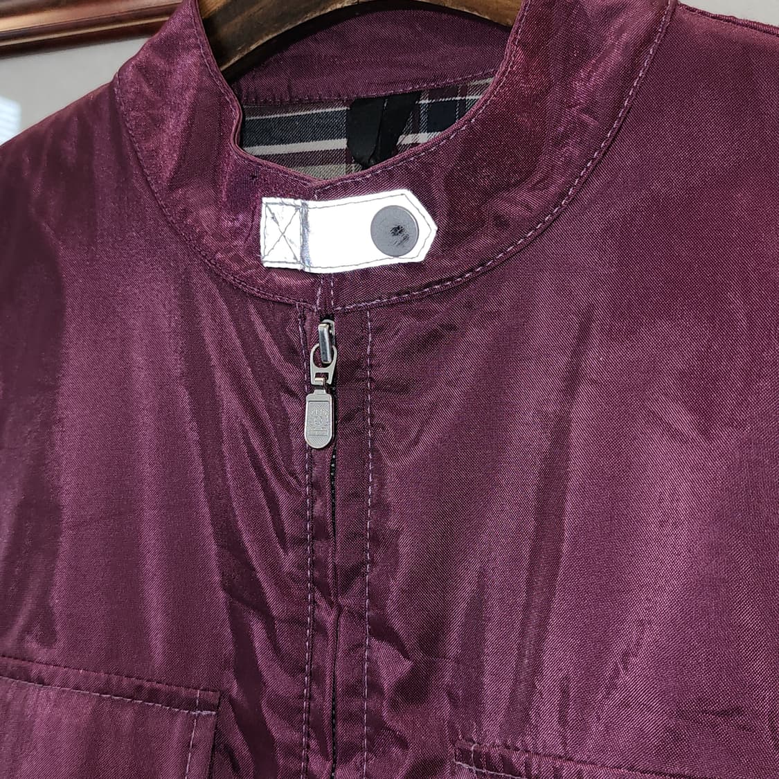 벨스타프 라이더 자켓 핑크 나일론 바이커 자켓 42 상품이미지6