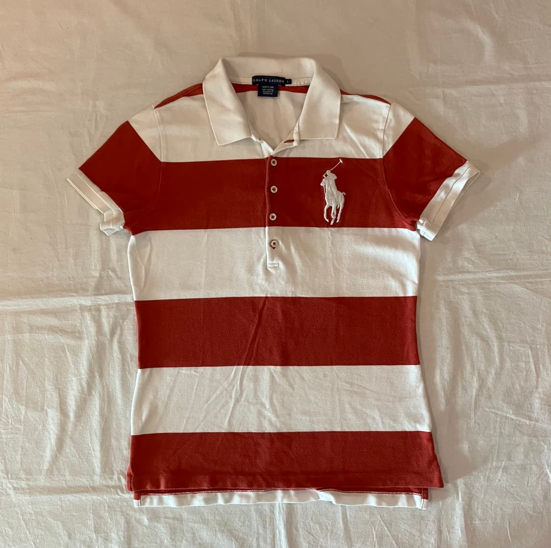 폴로 랄프로렌 빅포니 치프키프 럭비 카라티 흰빨 상품이미지1