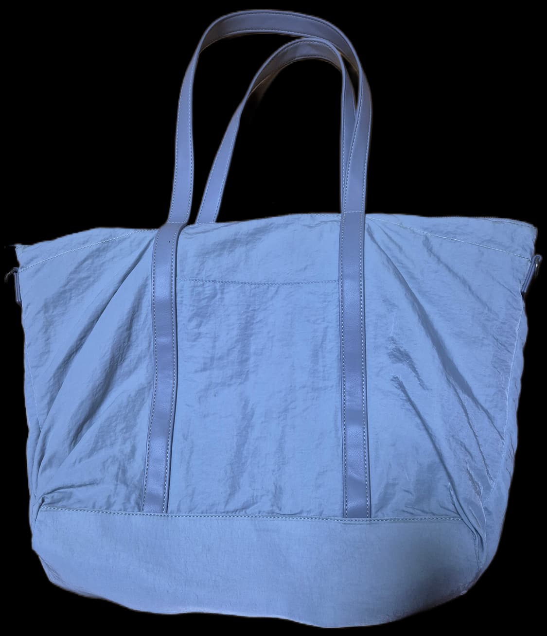 마뗑킴 나일론 패브릭 쇼퍼백(라이트그레이) 상품이미지7