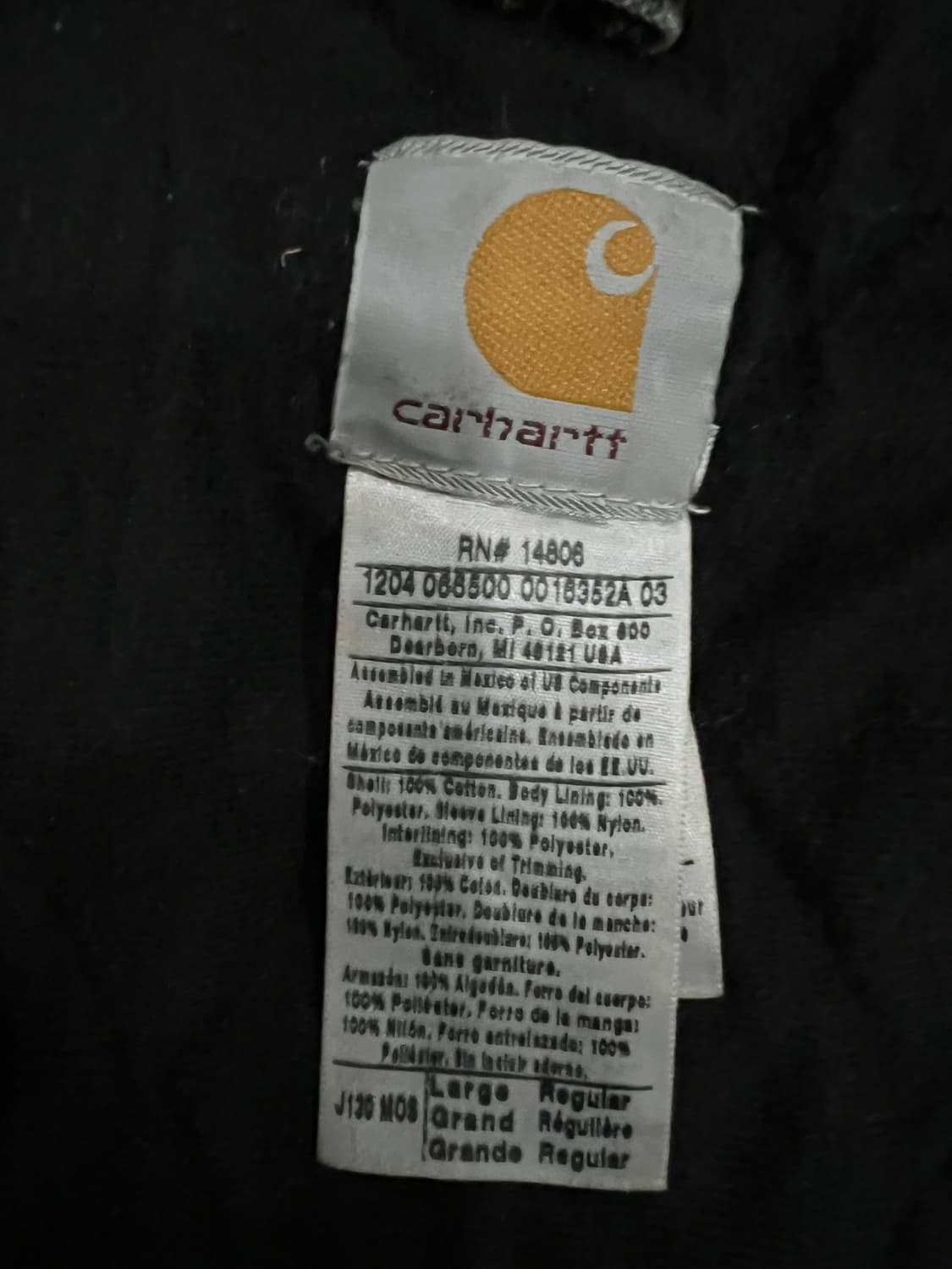 (L) 칼하트 덕 액티브 후드자켓 J130 MOS 모스그린 상품이미지4