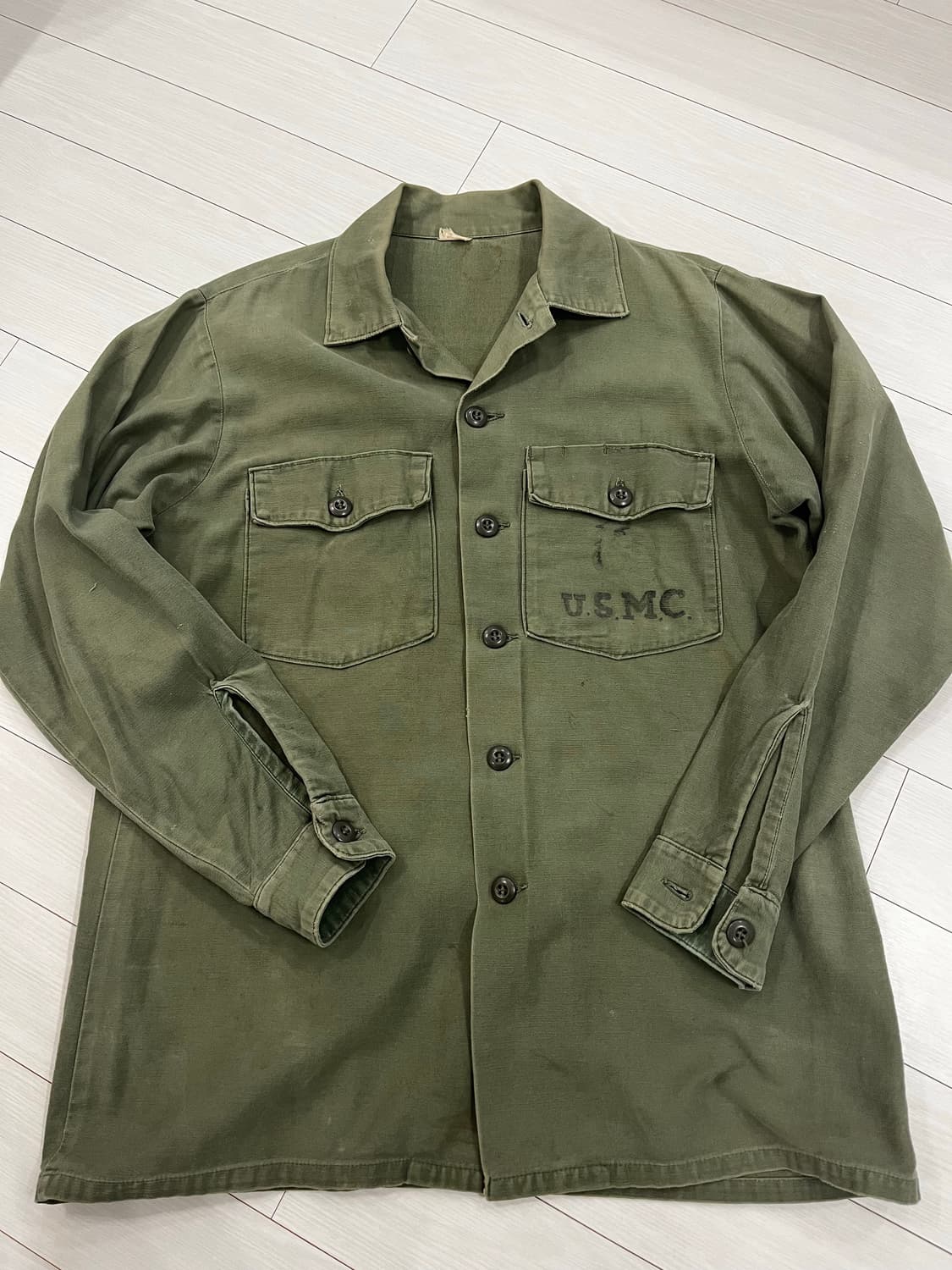 OG107 퍼티그셔츠 올리브그린 상품이미지1