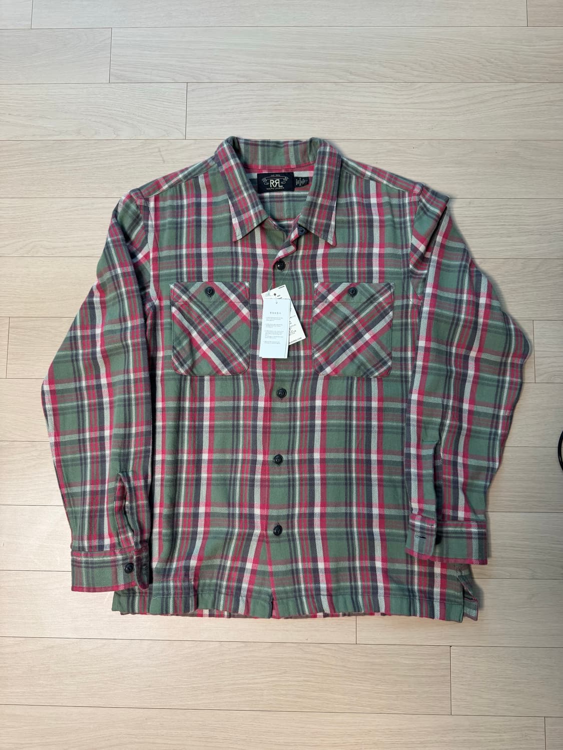 더블알엘 RRL 플란넬 셔츠 상품이미지1