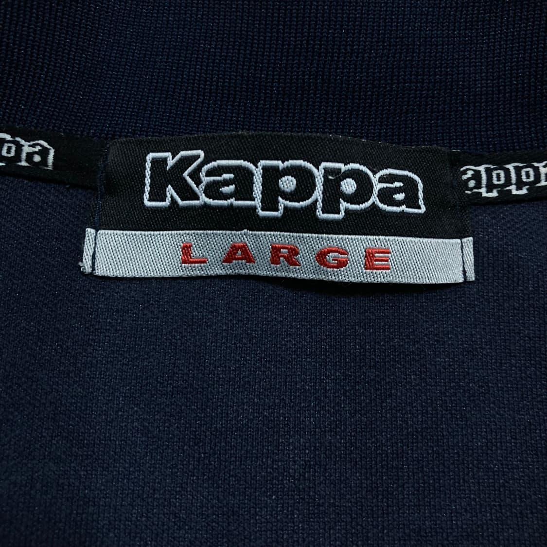 카파 스몰 로고 사이드 라인 네이비 트랙탑 상품이미지3