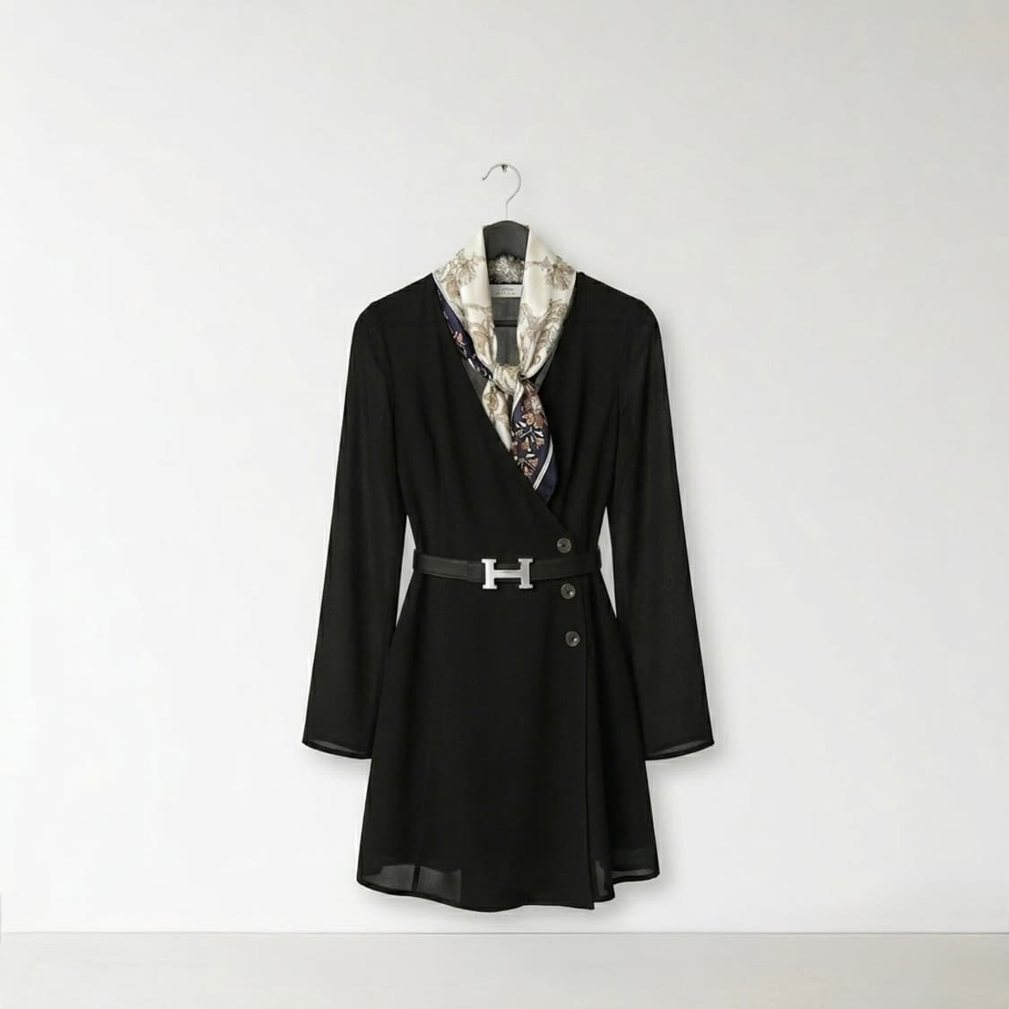 H&M 검정 롱가디건 상품이미지1