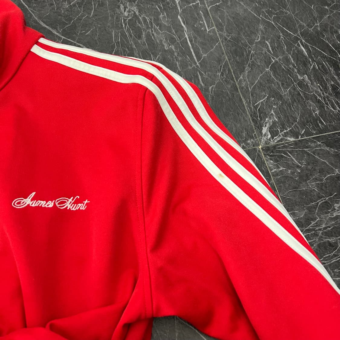 아디다스 레드삼선 제임스헌트 트랙탑 져지자켓 상품이미지6