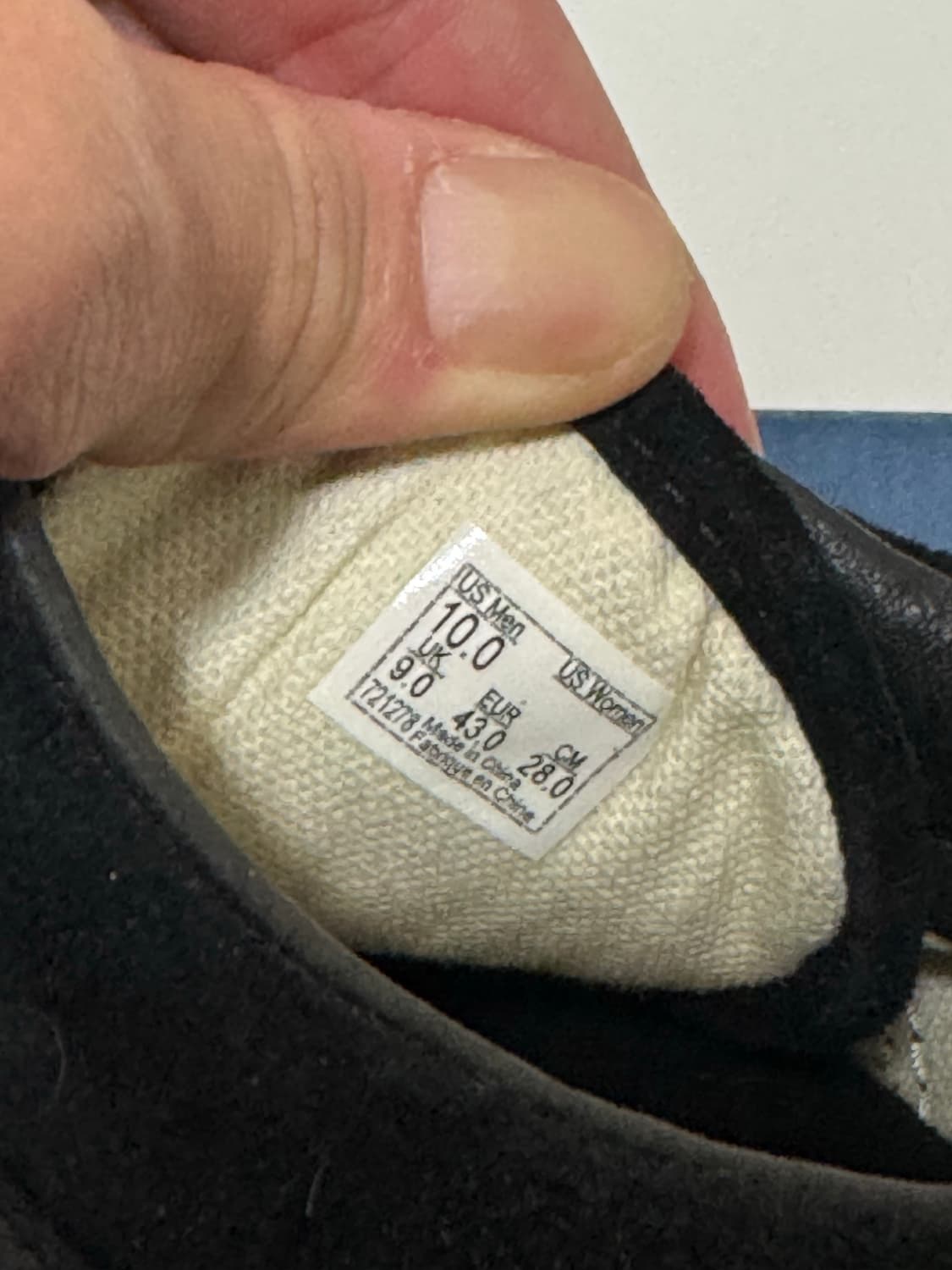 반스 올드스쿨 블랙 스웨이드 280 상품이미지4