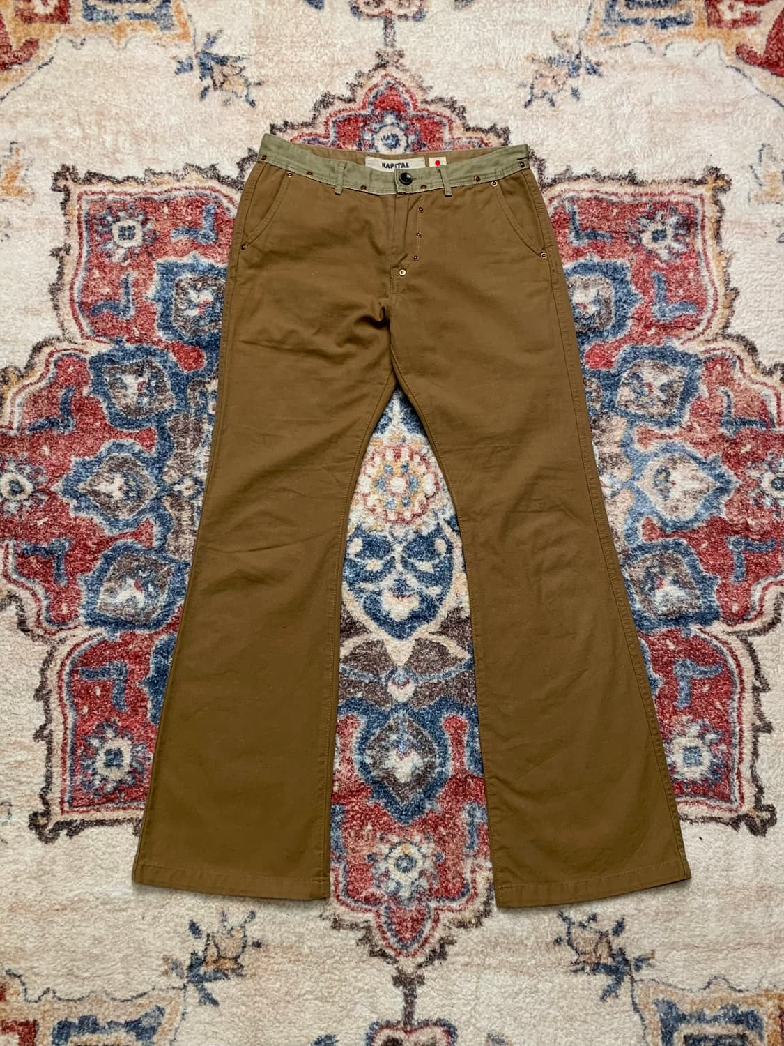 캐피탈 부츠컷 카메라 밀리터리 포켓 팬츠 상품이미지5