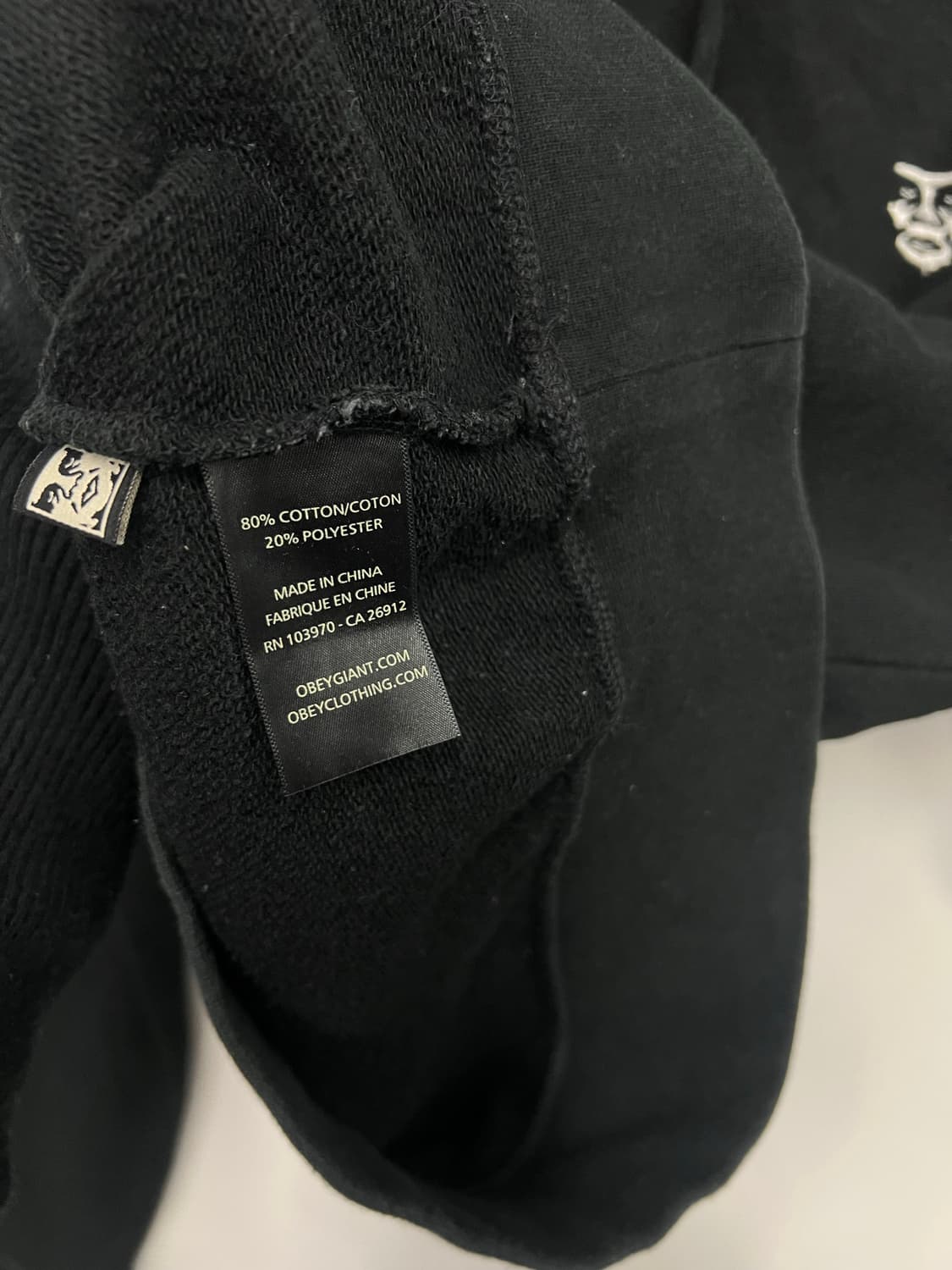 OBEL블랙 후드티  상품이미지3