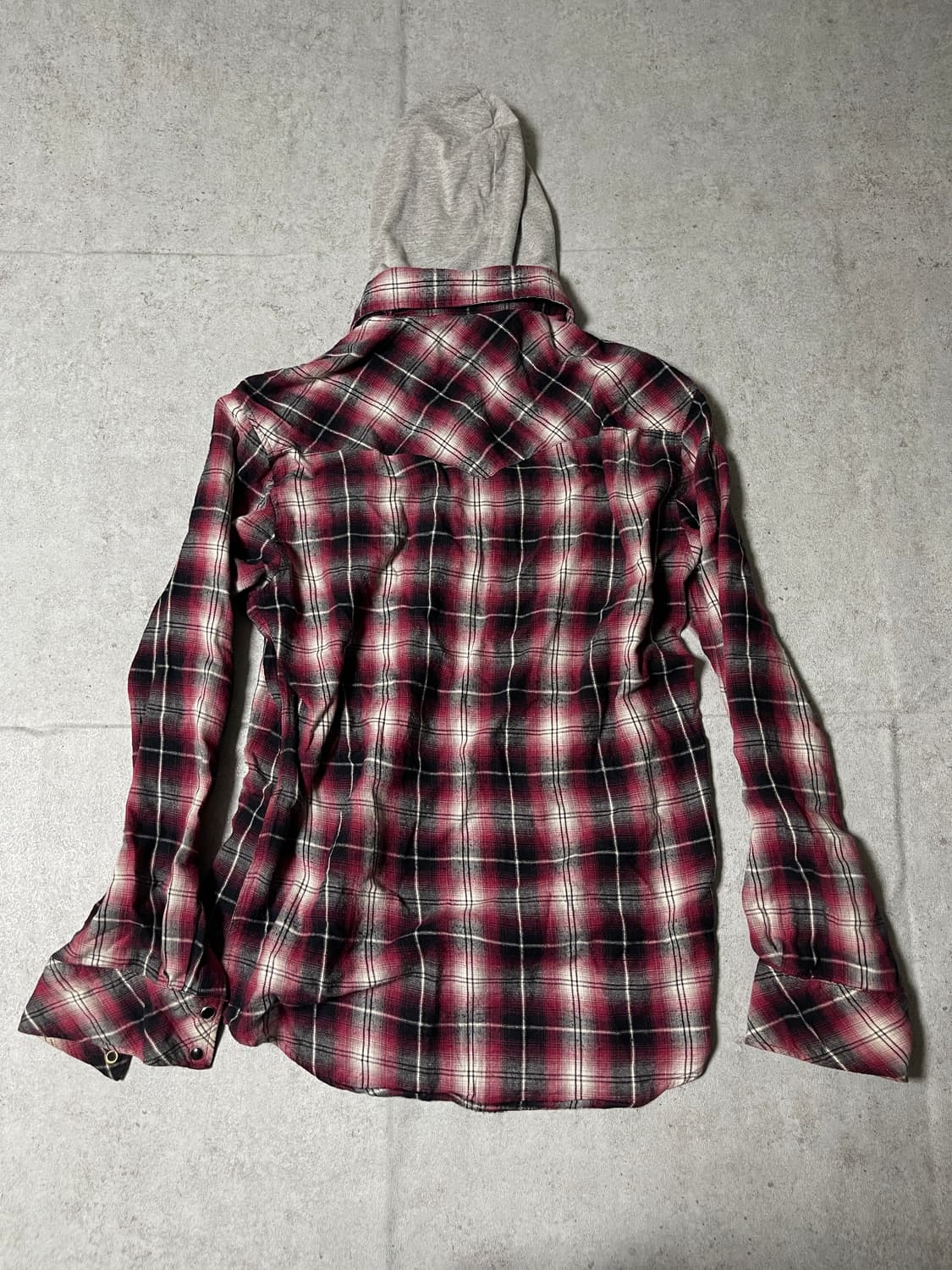 punk 00's check hoody shirts 상품이미지6