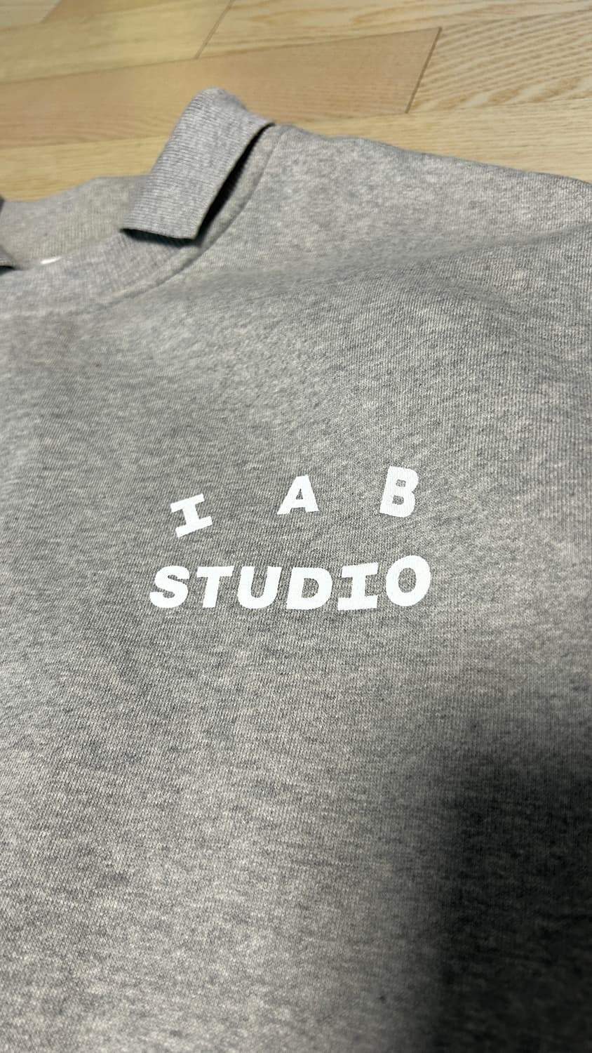 아이앱 스튜디오 럭비 스웨트셔츠 L 회색 상품이미지6