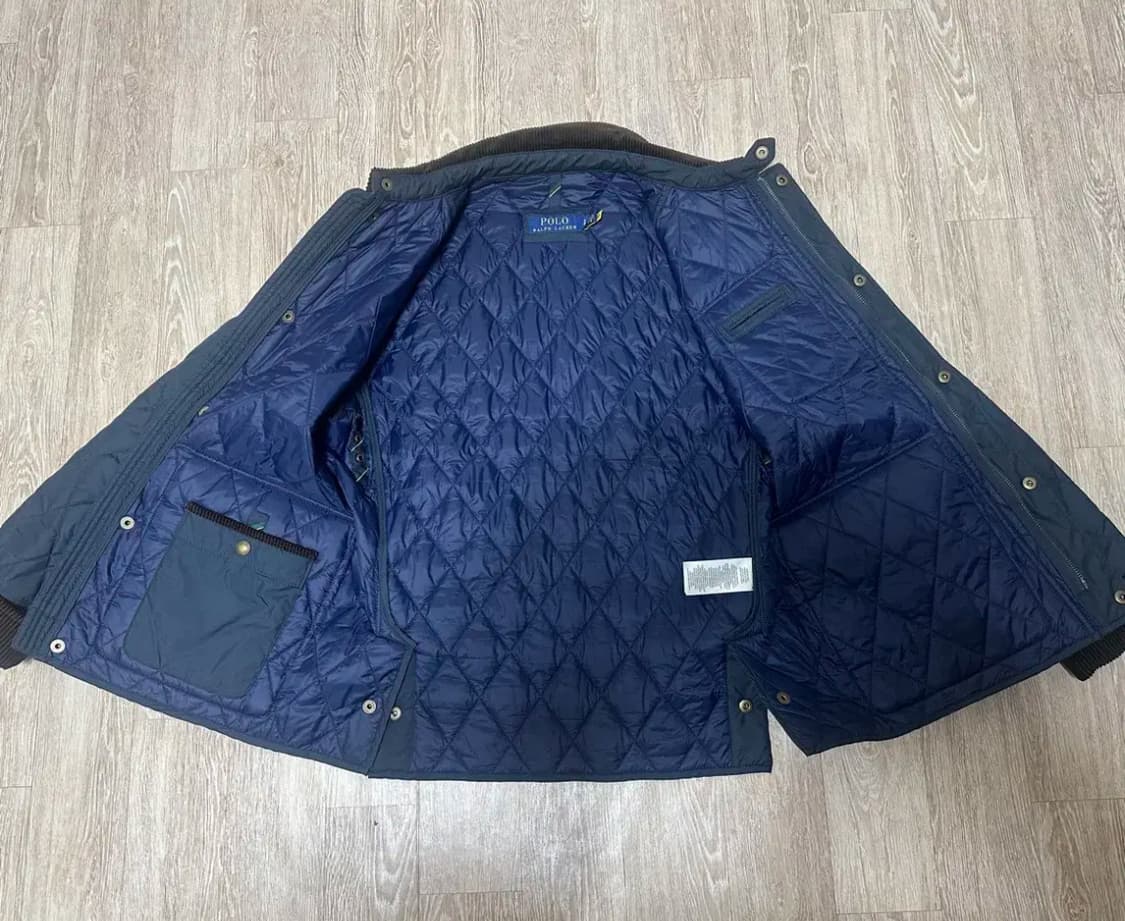 폴로 랄프로렌 24fw 발수 퀄팅자켓 네이비 상품이미지3