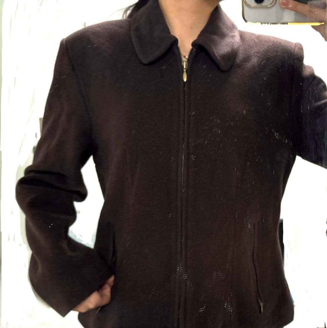 빈티지 브라운 자켓 상품이미지2