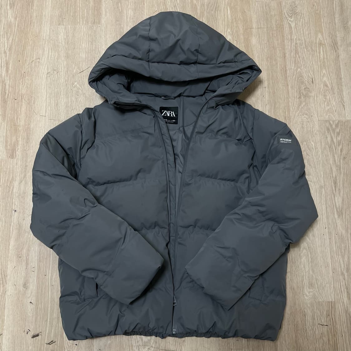 자라 키즈 후드 푸퍼 패딩 13-14세  상품이미지1
