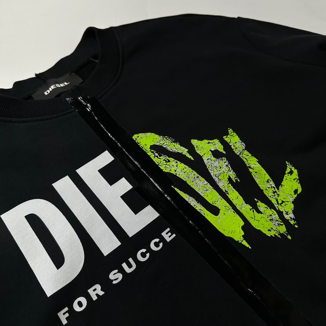 디젤 로고 스플릿 맨투맨 상품이미지6