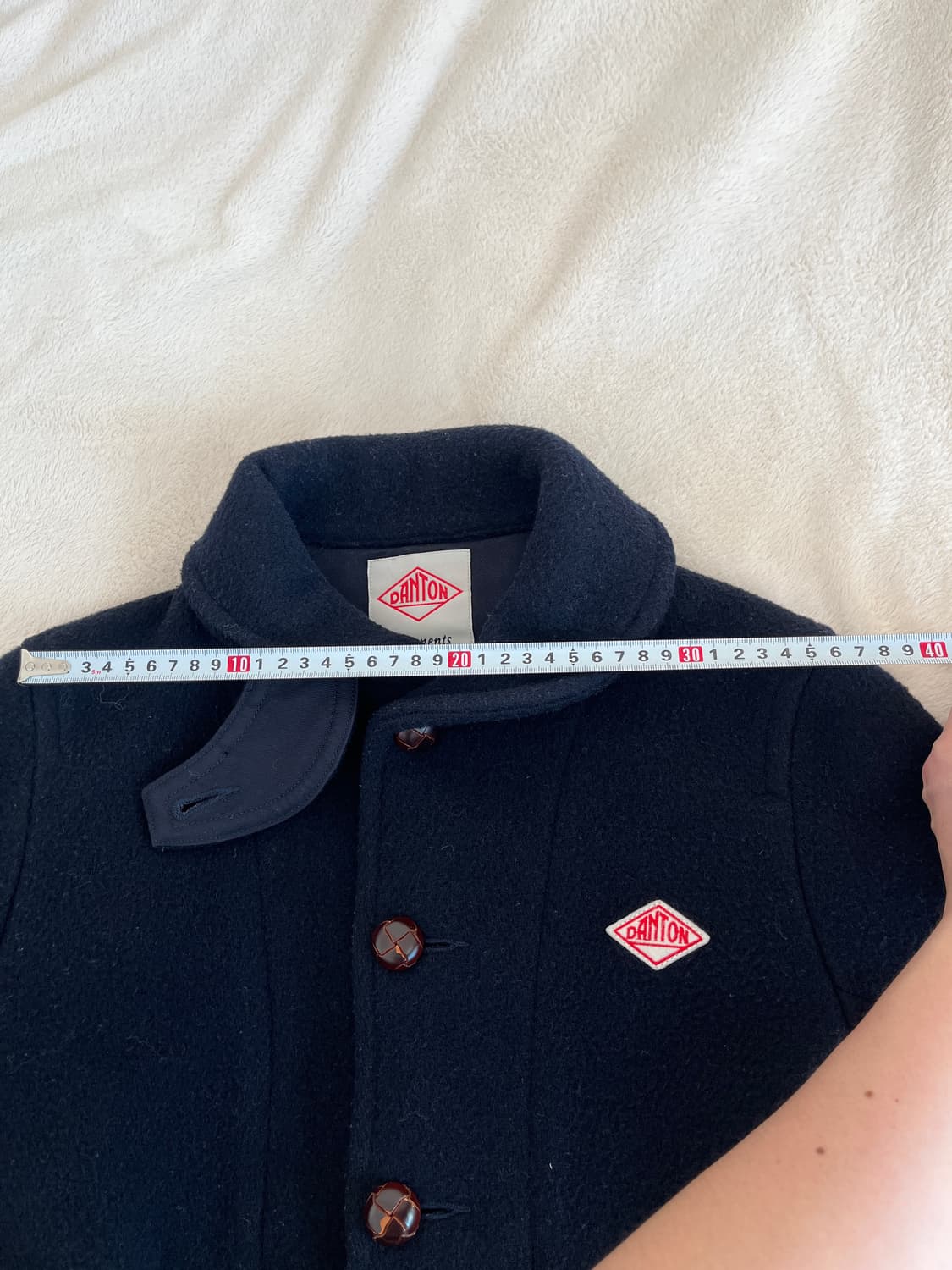 단톤 울자켓 36 네이비 상품이미지7