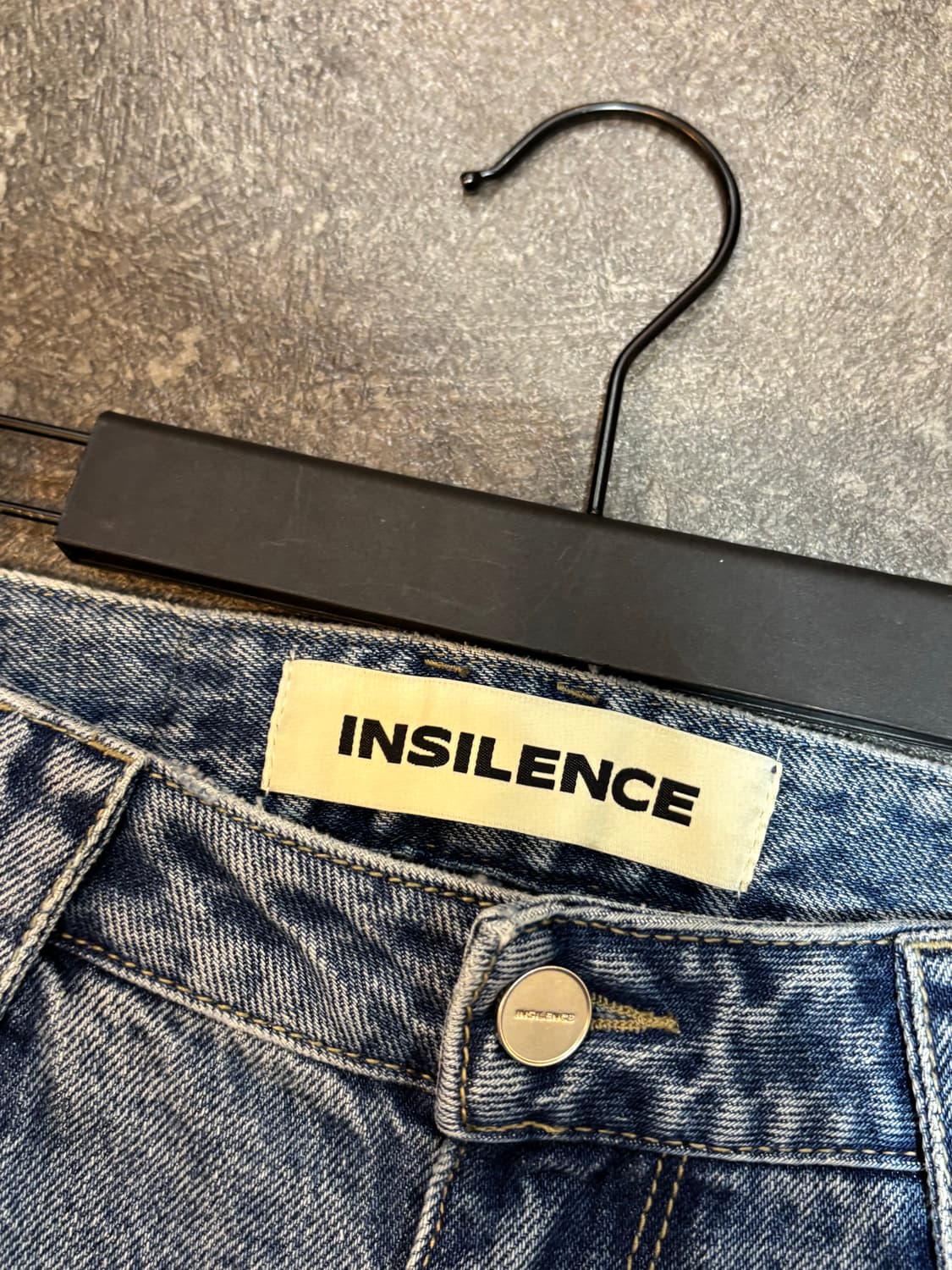 인사일런스 볼륨 프론트 데님팬츠 M 상품이미지5