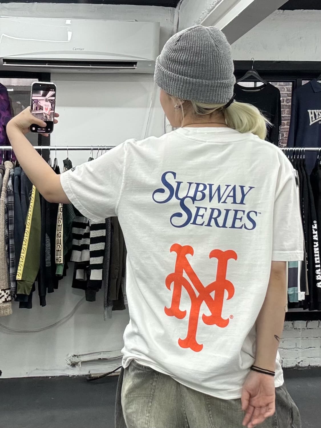 어웨이크 뉴옥 뉴에라 양키스 티셔츠 상품이미지5