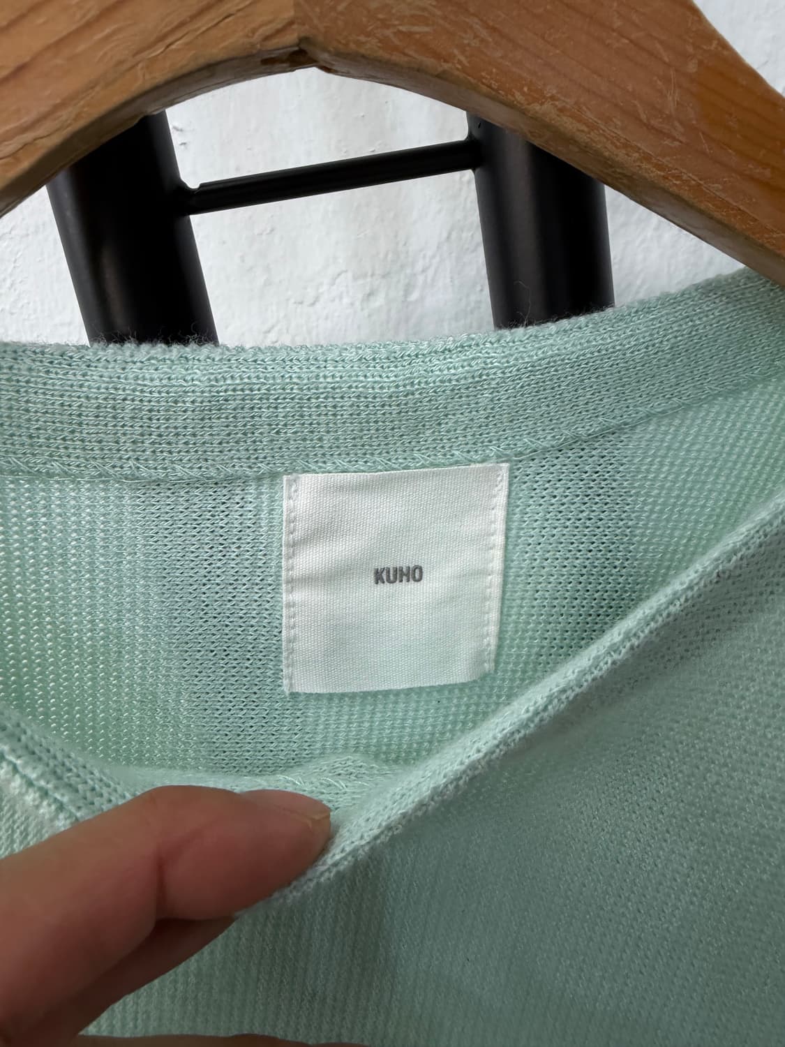 정품) 구호 여성 루즈핏 지퍼 니트  상품이미지5