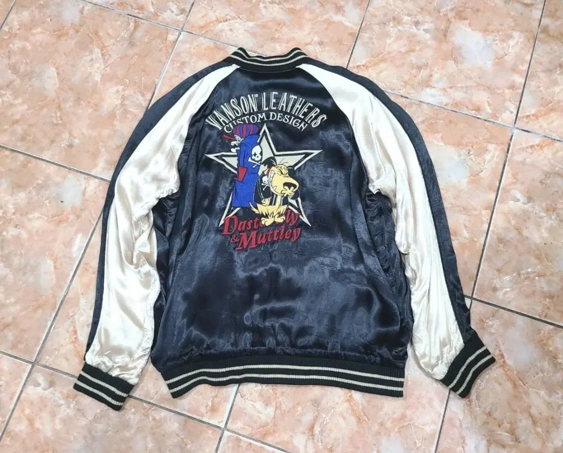 Vanson x  와키 레이스 리버시블 스카쟌 상품이미지2