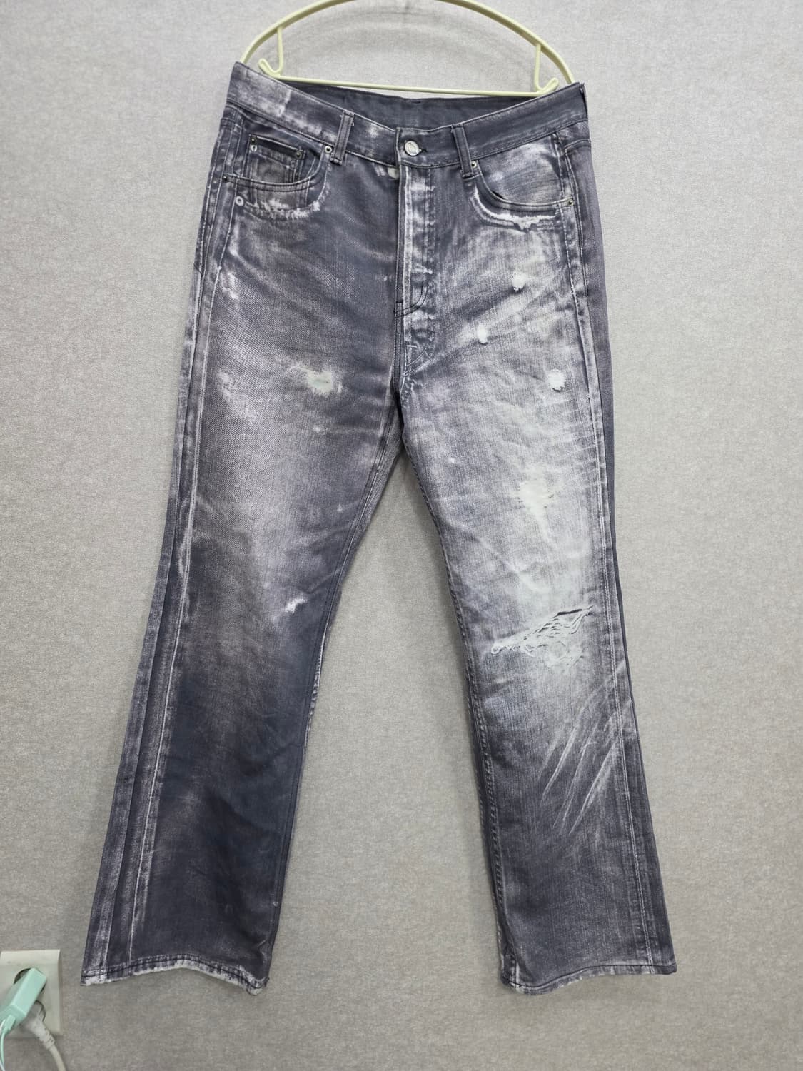 DNSR 그레이 워싱 데님 팬츠 상품이미지1