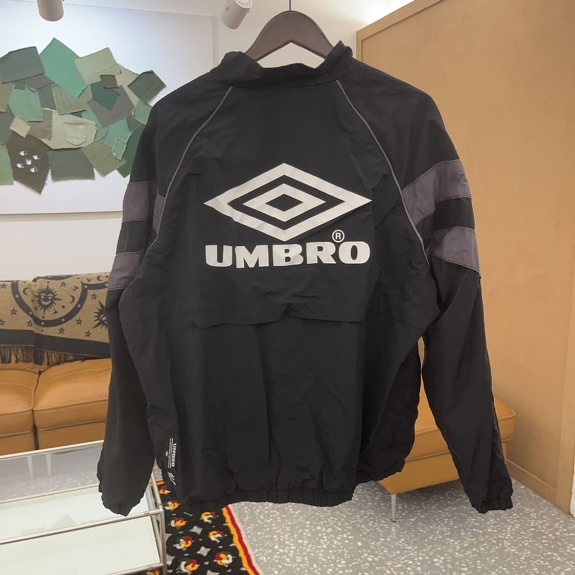 엄브로 올드스쿨 레트로 바람막이 자켓 100 C07162 상품이미지4