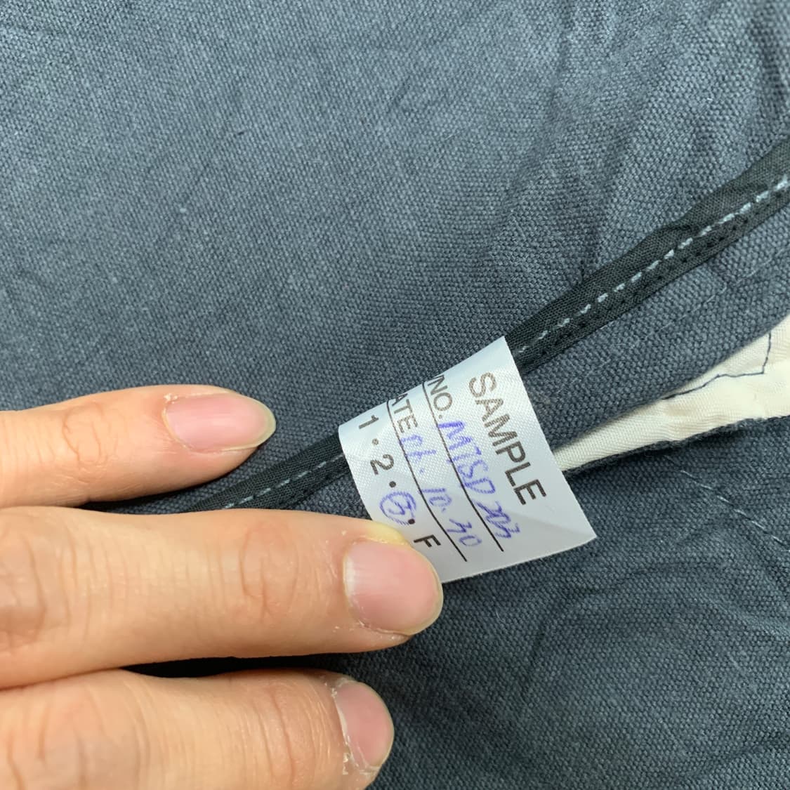 L) MUJI 무인양품 06s 비매품 샘플 덕캔버스 워크 초어자켓 상품이미지5
