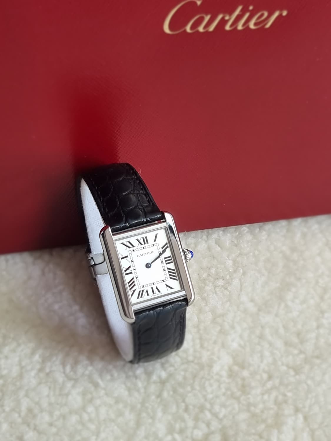 까르띠에 탱크솔로 스틸 SM 시계 (남녀공용) 2017년식 상품이미지3