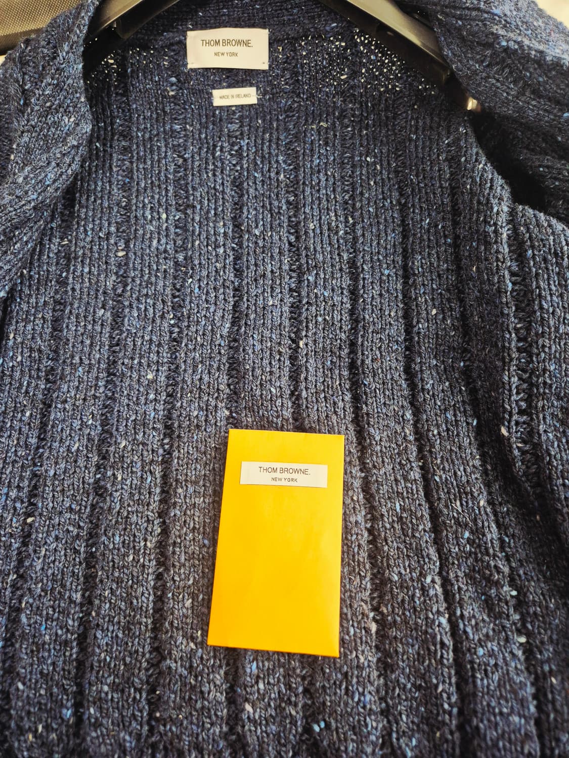톰브라운 케이블 니트 가디건 (새상품급) 사이즈 4 네이비 상품이미지6