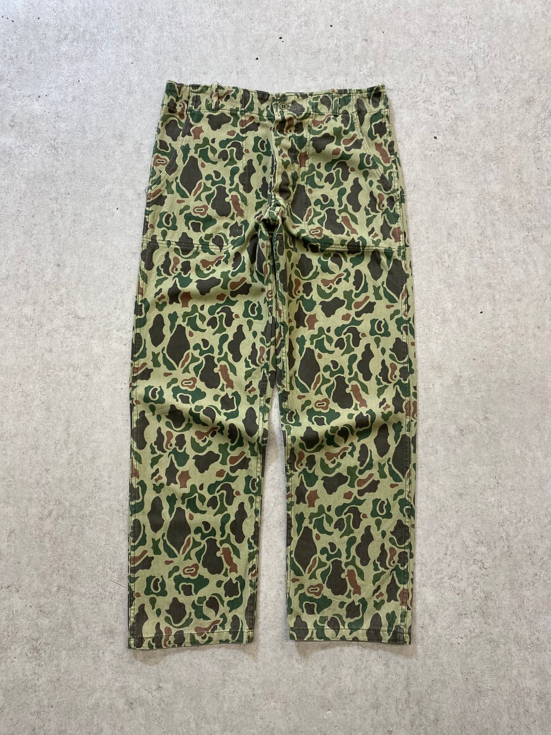 [32] 80s 국군 밀리터리 카모플라쥬 덕 헌터 팬츠 상품이미지1