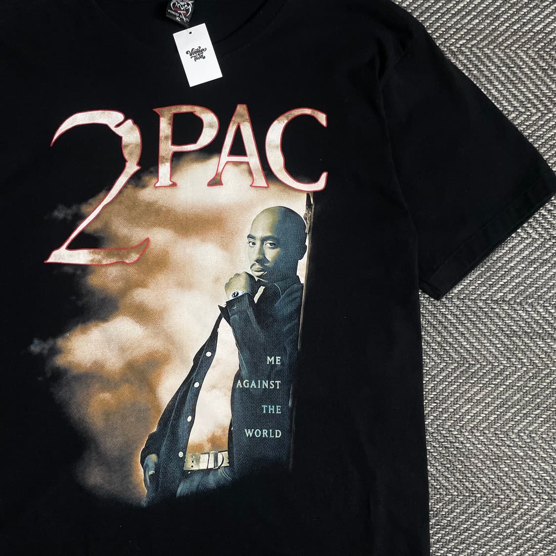 빈티지 투팍 힙합 프린팅 티셔츠o 3288 상품이미지2