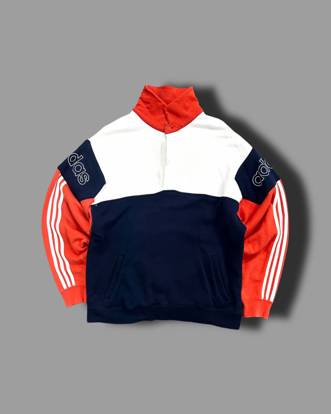 아디다스 럭비 스웻 카라 하프 집업 맨투맨 2XL 상품이미지4