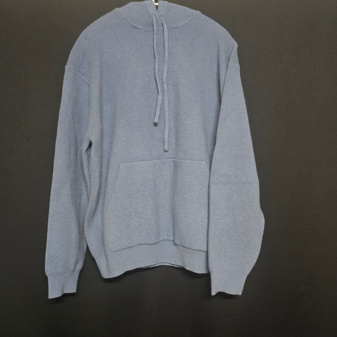 수아레 워셔블 후드 니트 블루(M사이즈) 상품이미지1