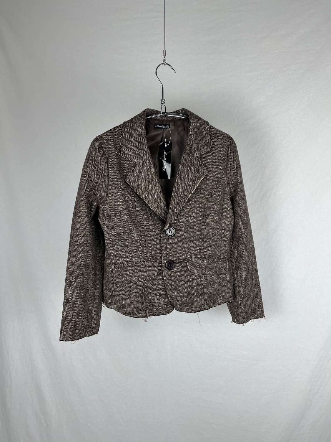 Vintage 밑단 디스컷팅 블레이저 상품이미지1