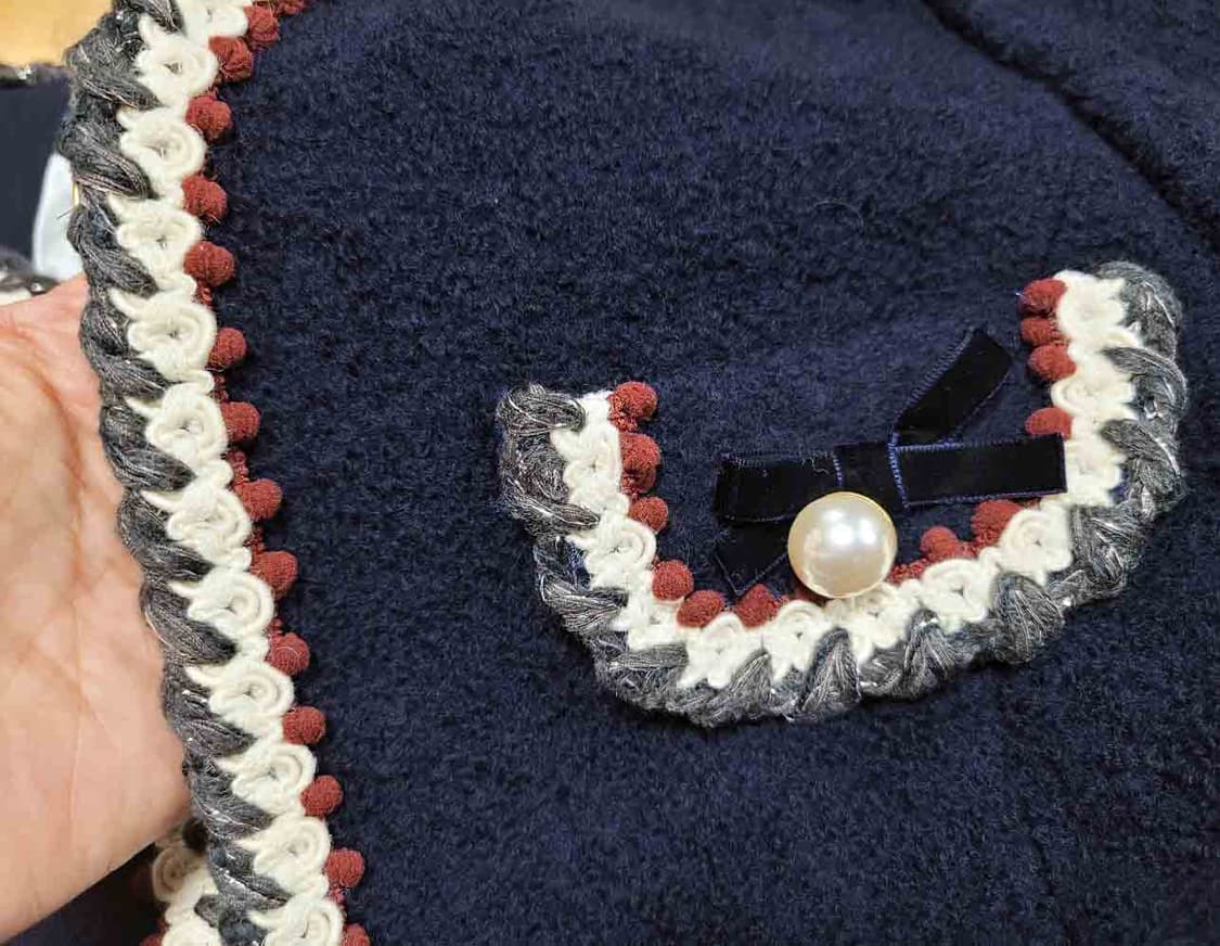 레니본(Reneevon) 브레이드 트위드자켓 55 새상품 상품이미지6