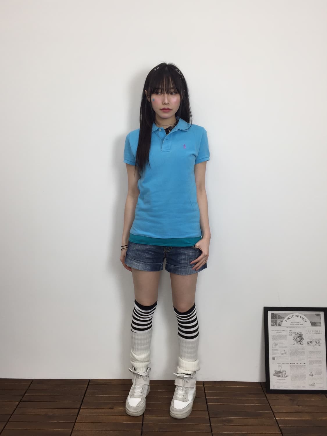 'Ralph Lauren' Blue Polo Shirts 상품이미지1