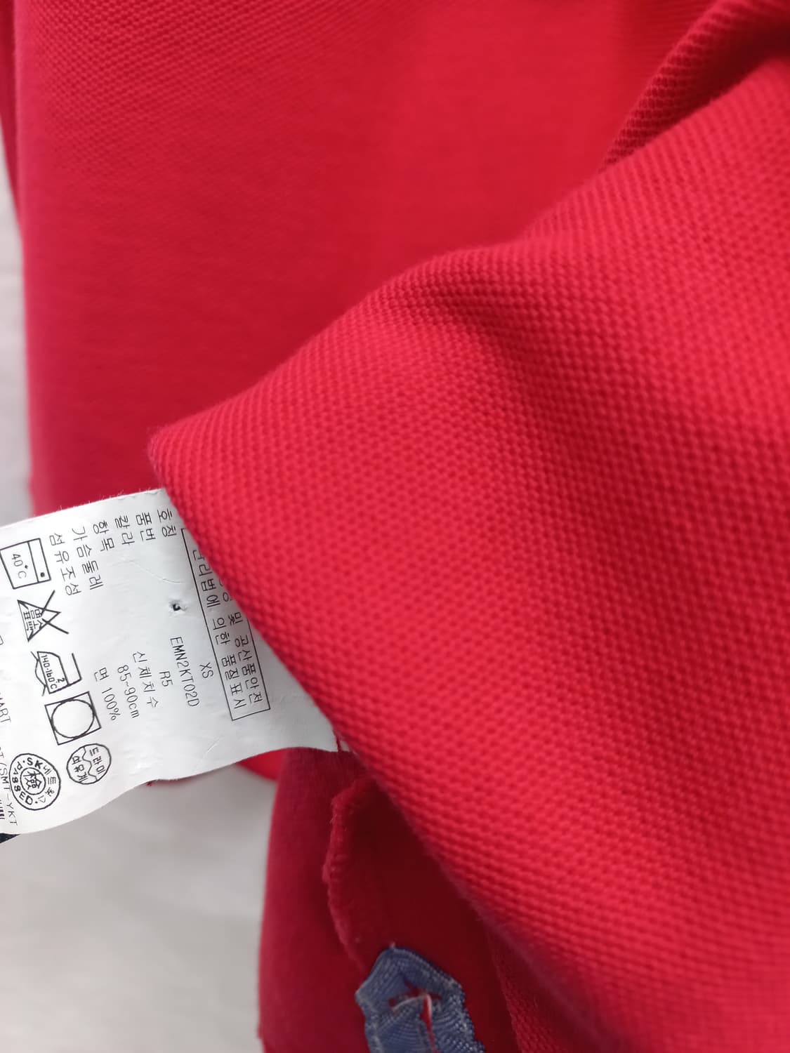 타미힐피거 레드 폴로티 (남 XS :85) 상품이미지4