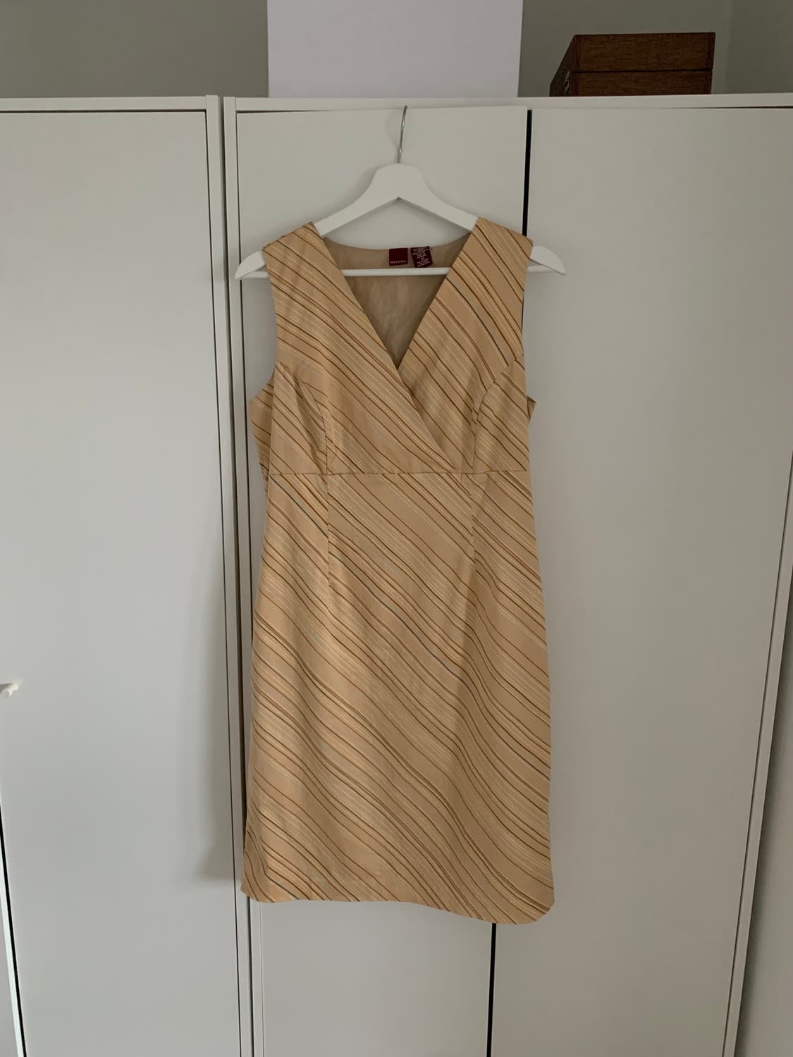 레트로 살구 원피스 상품이미지1