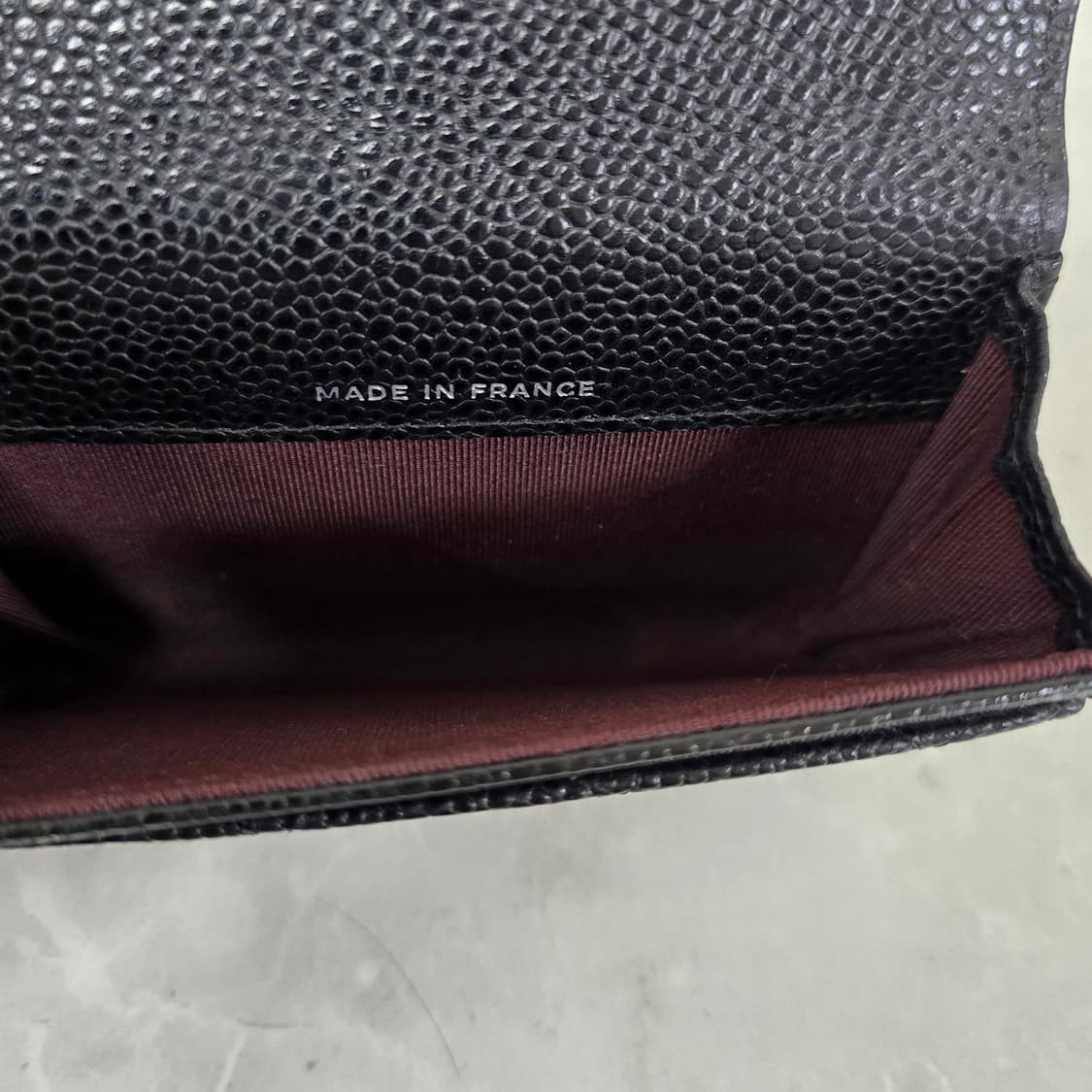 샤넬 캐비어 클래식 카드 지갑 판매 상품이미지7