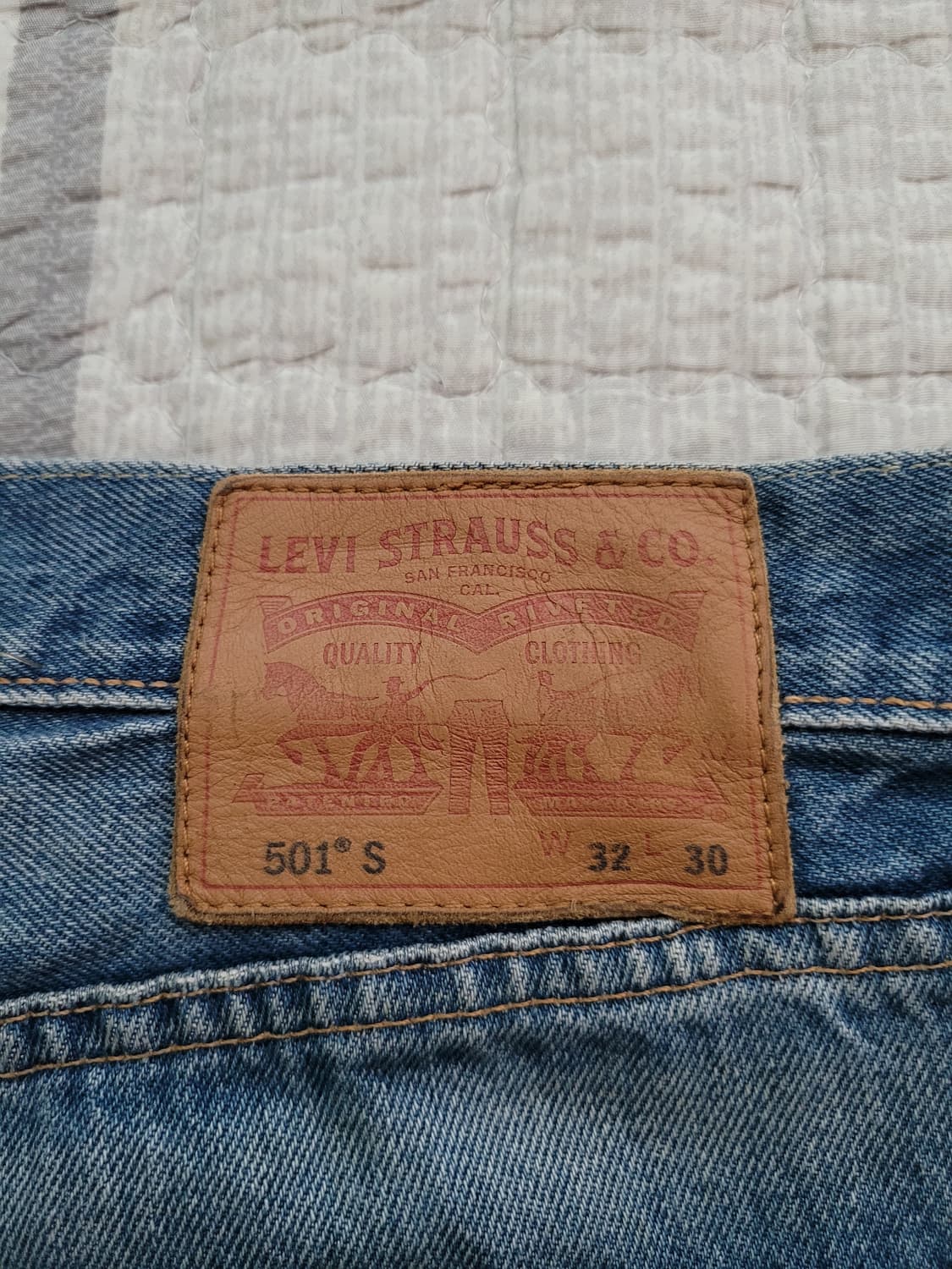 리바이스 501S. 디스디테일 중청워싱 스키니진. 31사이즈 상품이미지9