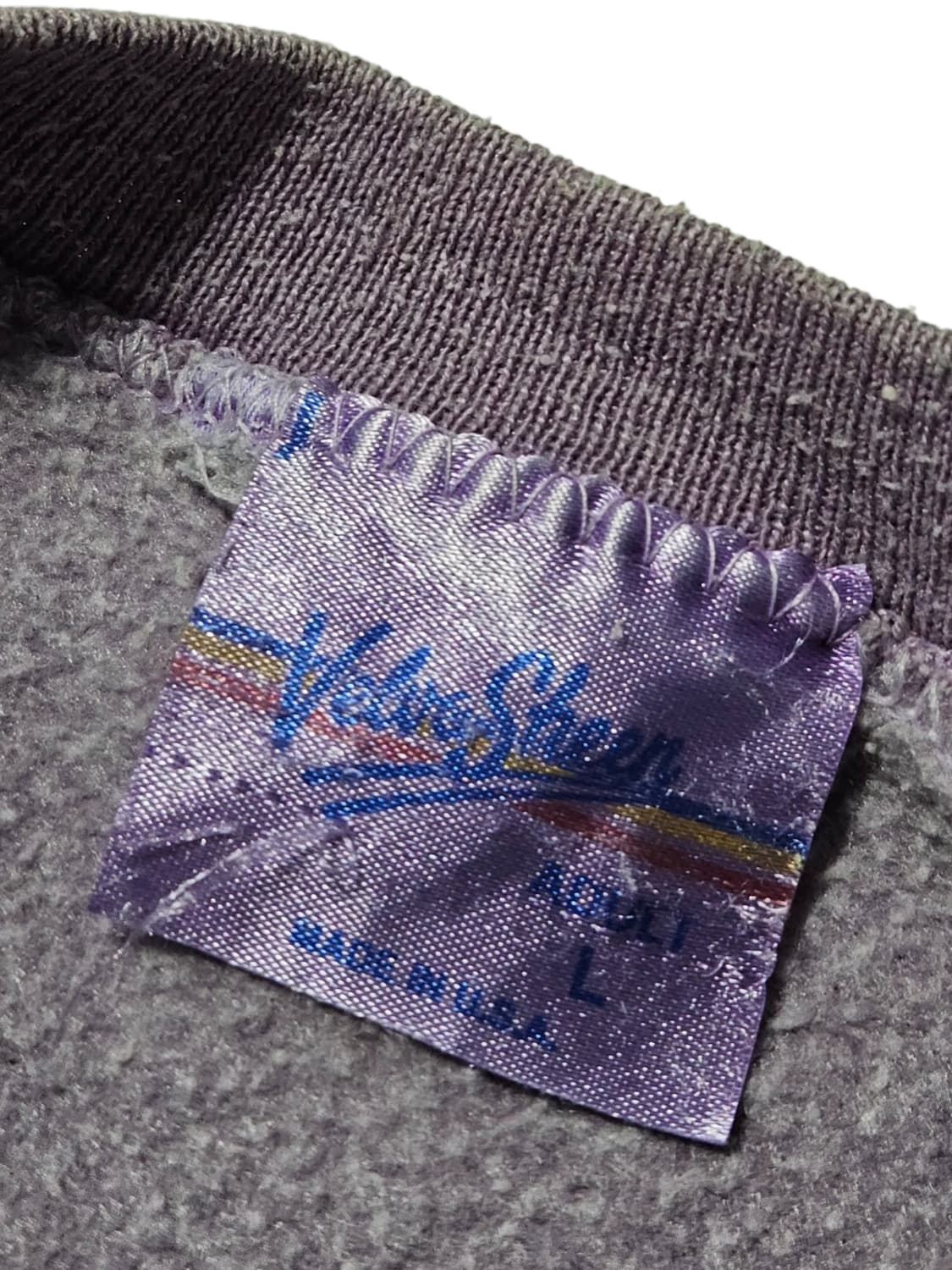 1990's 벨바쉰 Velva sheen 미키마우스 스웻셔츠 빈티지 L  상품이미지4