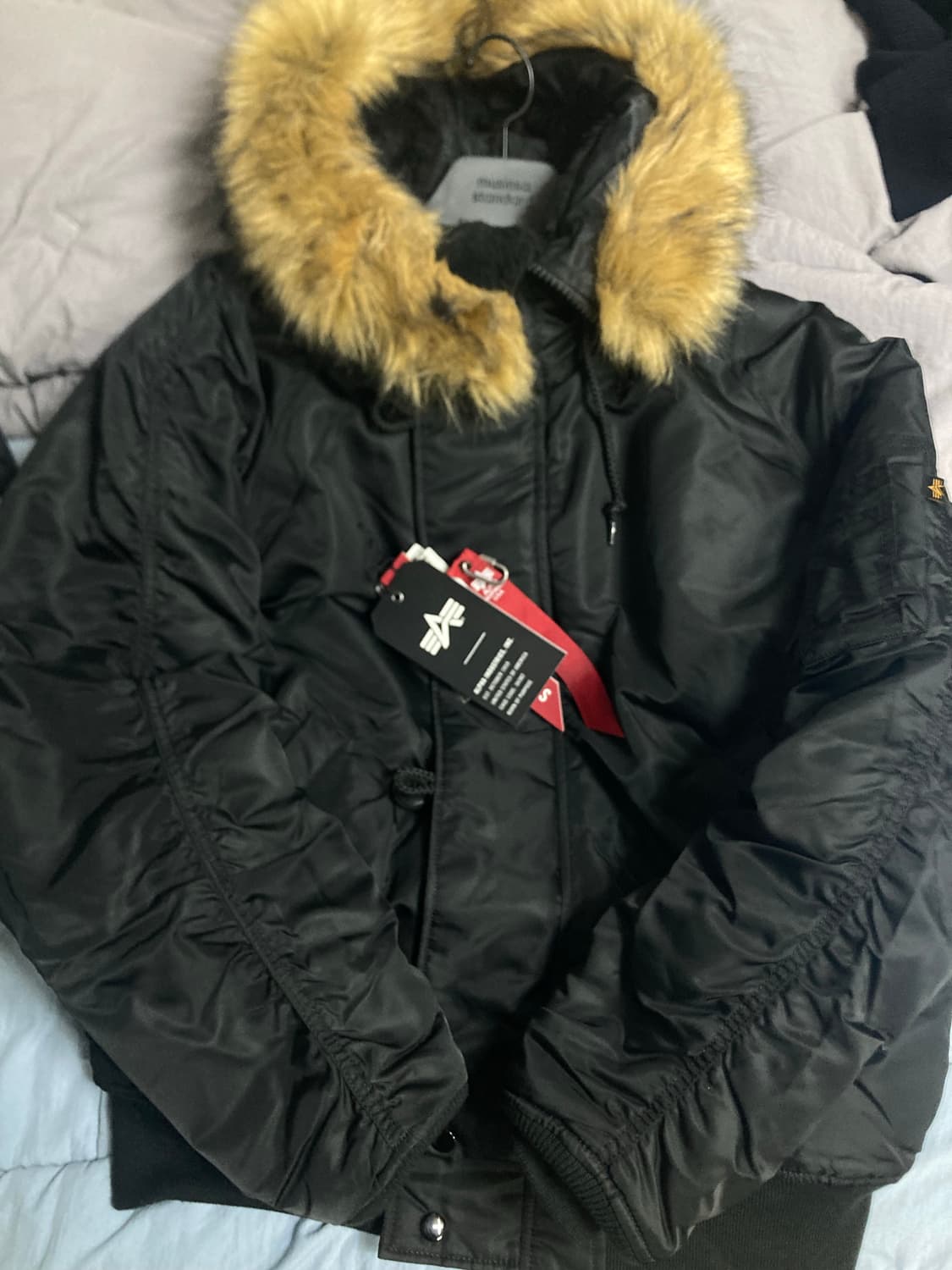 [L] 알파인더스트리 n2b 자켓 블랙 상품이미지1