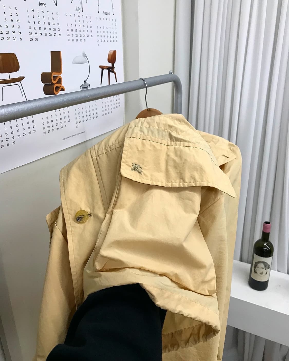 버버리 로고 후드 사파리 코트 상품이미지4