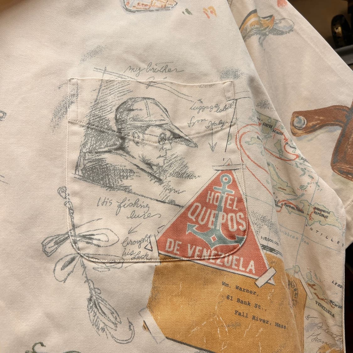 Rare 90s 폴로 랄프로렌 아웃도어 캠프반팔셔츠 made in usa 상품이미지5